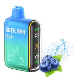 Scorpio Blue Mint Geek Bar Pulse Vape | $12.99 | Dual Mesh Coil